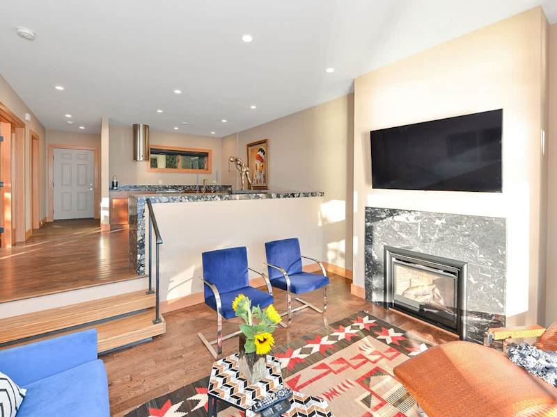 Well appointed dining and living spaces.