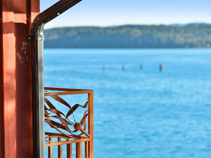 Views from the balcony.