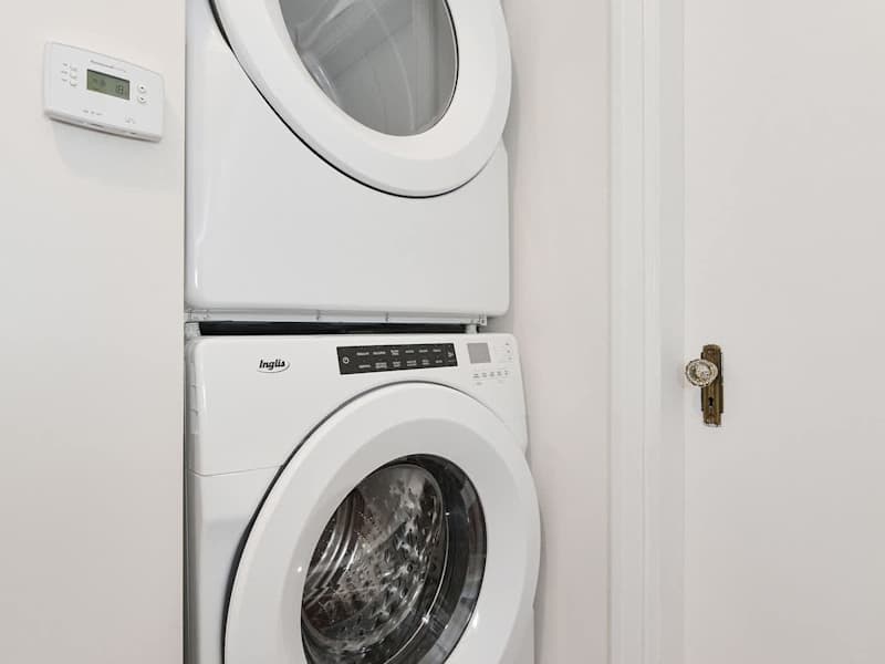 In suite laundry.
