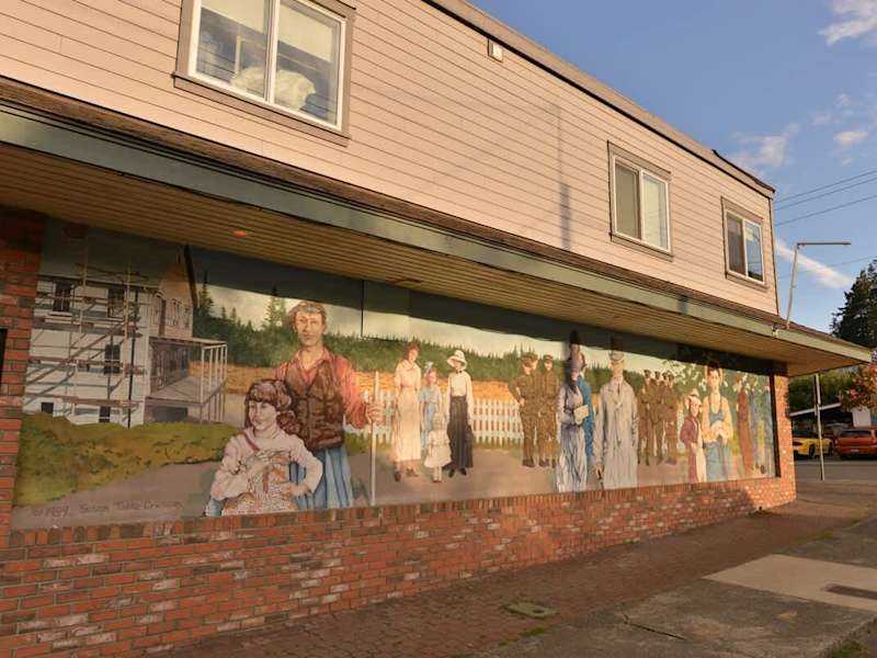 World famous Chemainus murals.