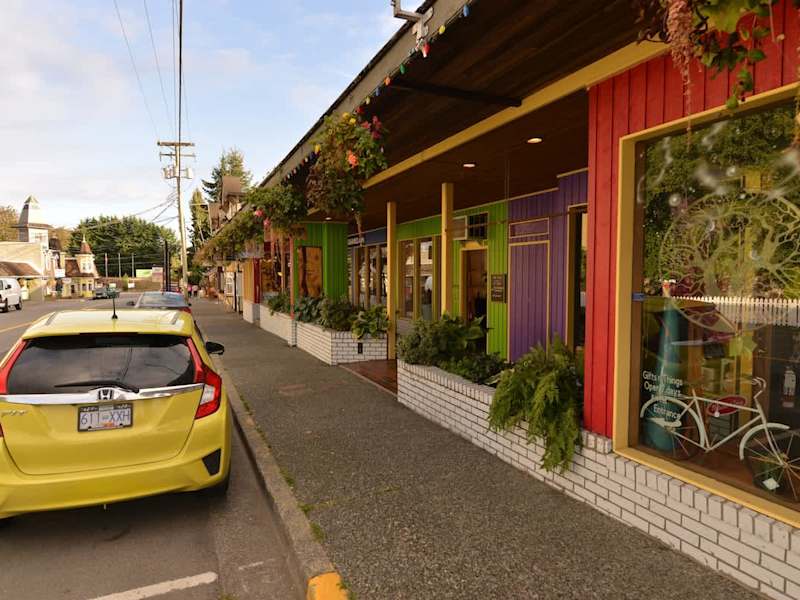 Explore the quaint shops in Chemainus.