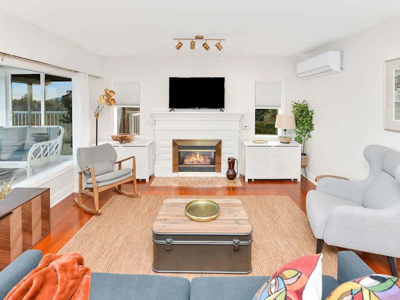 Well appointed living room.