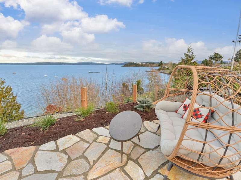 Oceanside patio living.