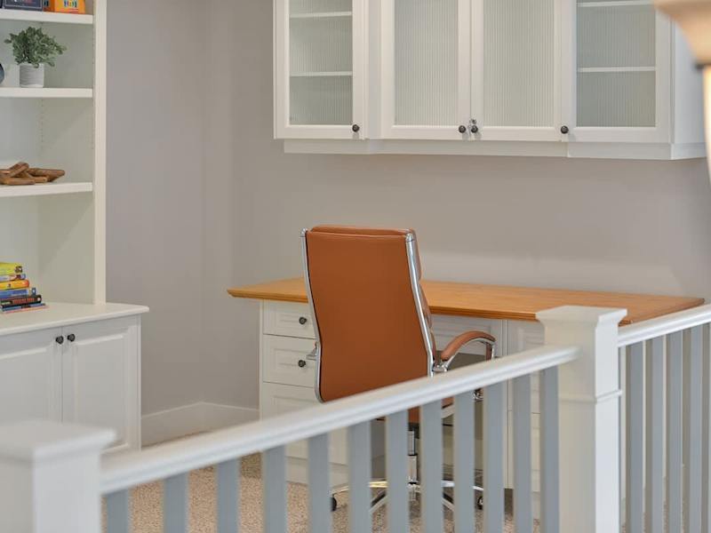 Second floor office space with work station.