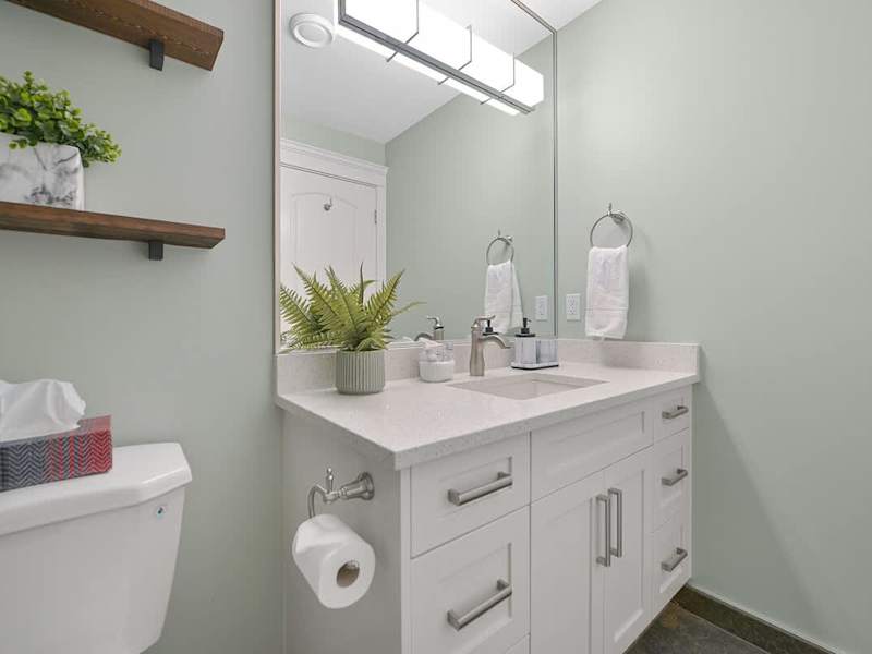 Lower floor fourth bathroom.