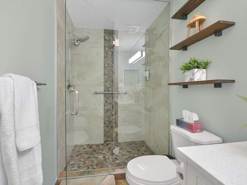 Lower floor fourth bathroom.