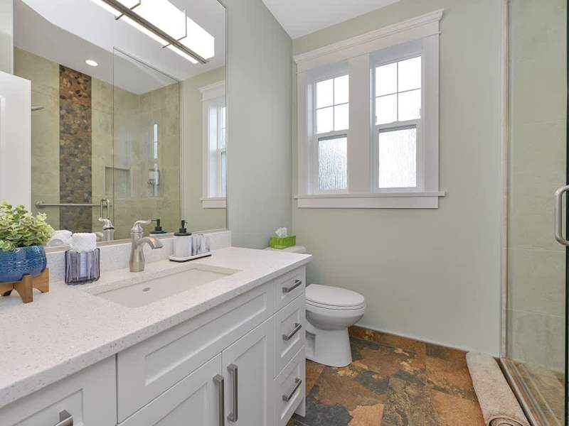 Lower floor fifth bathroom.