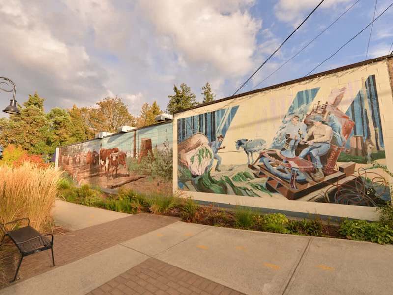 World famous Chemainus murals.
