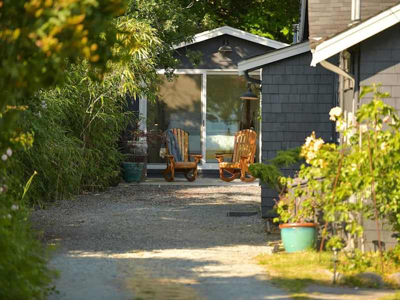 Driveway for the cottage.