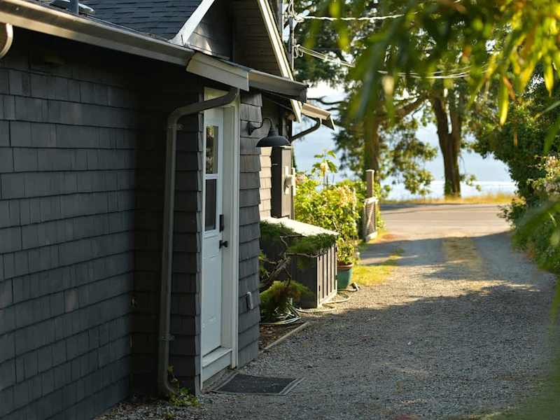 Driveway for the cottage.