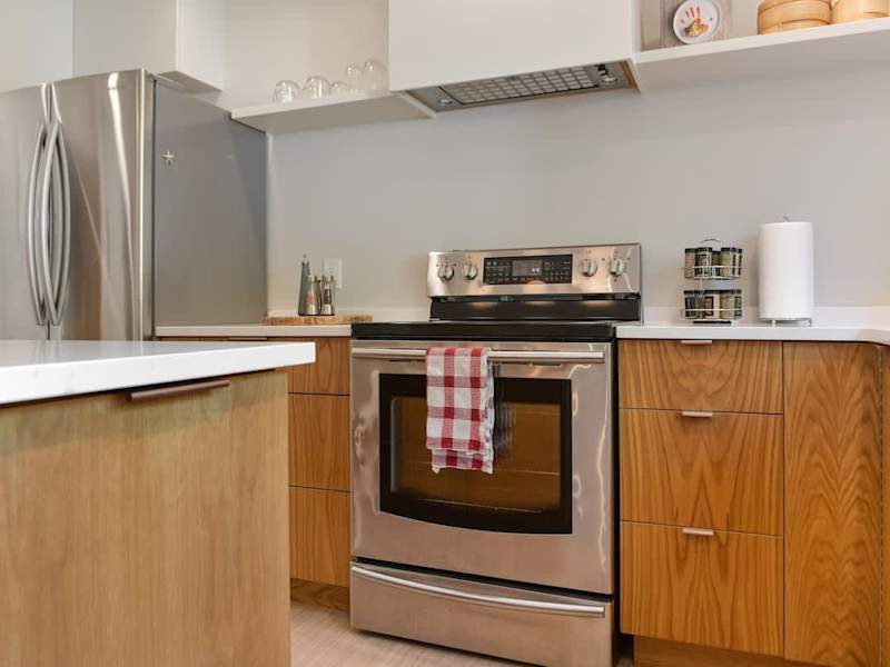 Fully Equipped modern kitchen.