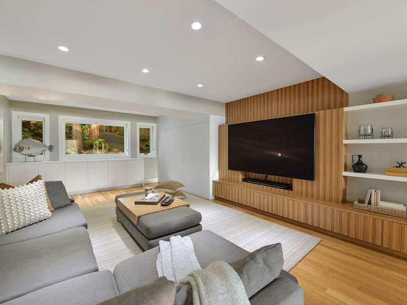 Main floor large family room.