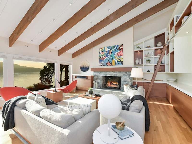 Well appointed living room with incredible views and part of the main open plan area.