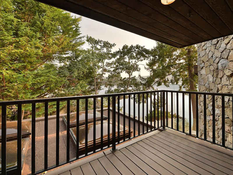 Third bedroom with private balcony.