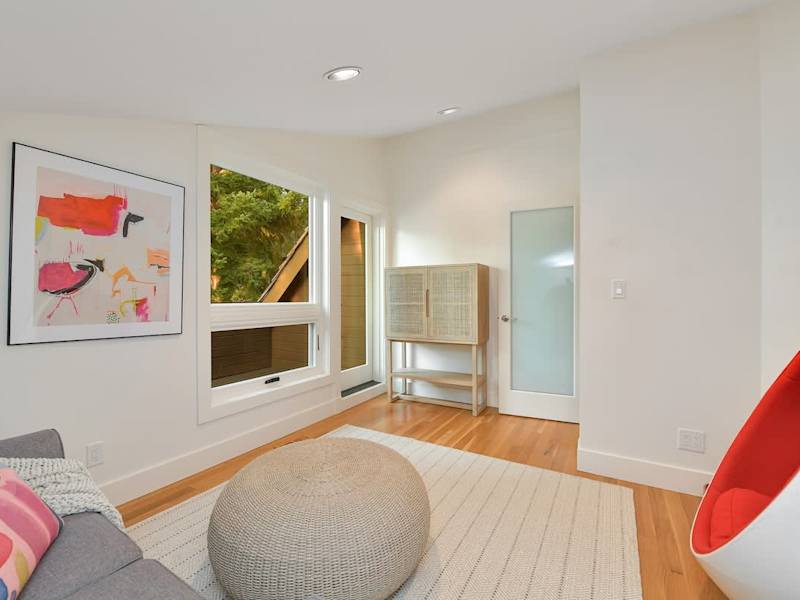 Special lounging play room on the upper floor.