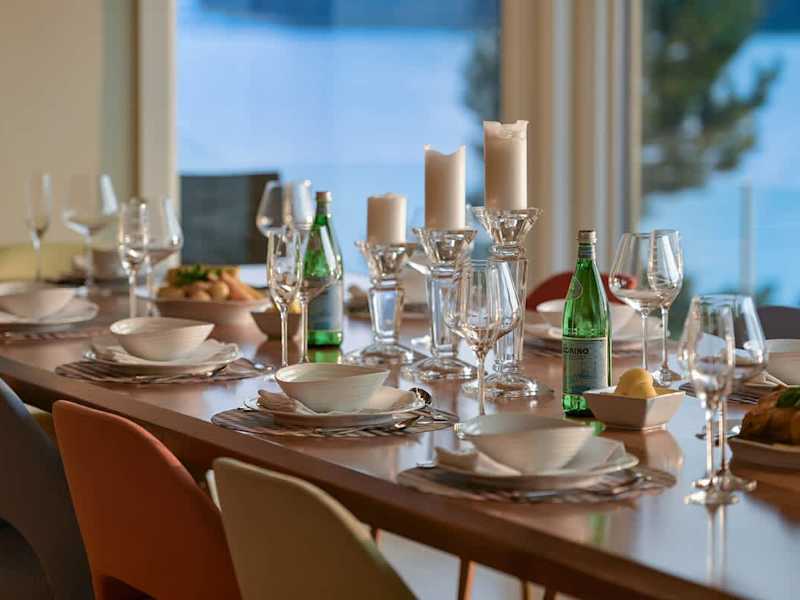 Dine with incredible ocean views.