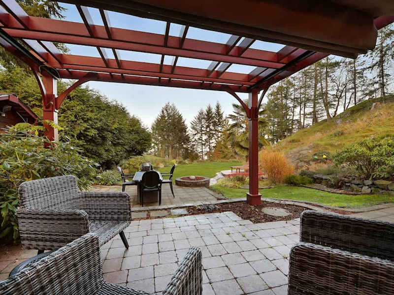 Covered patio