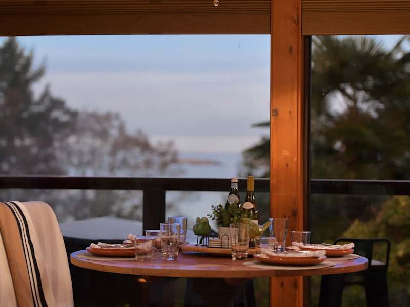 Views from dining area