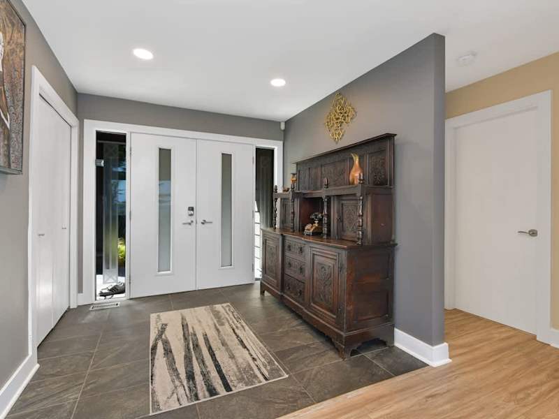 Main level entrance foyer.