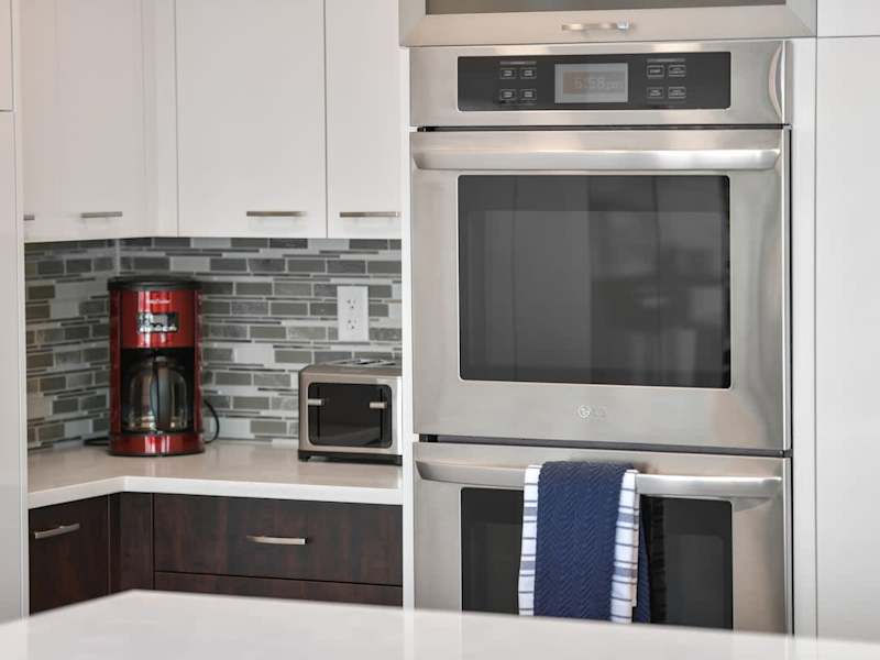Well equipped and modern kitchen on the main level with amazing views of the ocean.