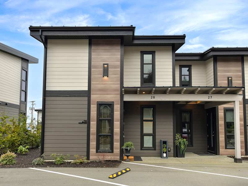 Front of the property with parking.