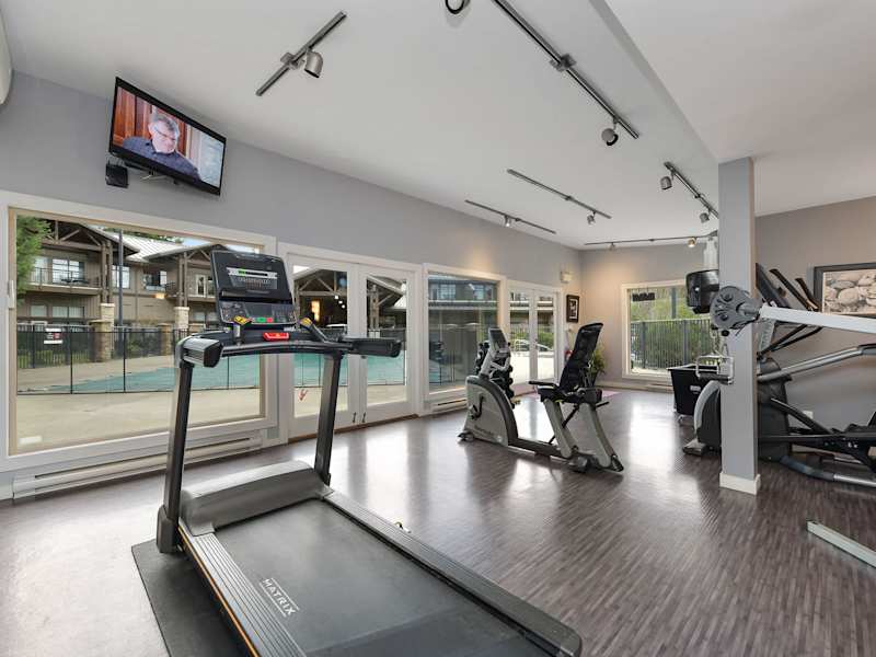 Resort common area gym for guest use.