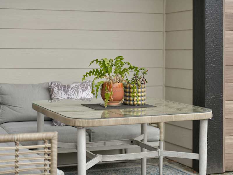 Patio seating area
