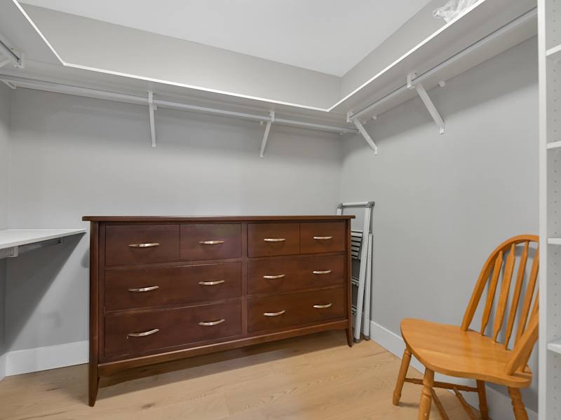 Primary Bedroom walk in closet.