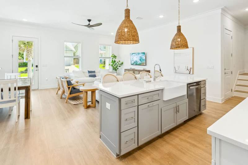 Open concept main floor living space!
