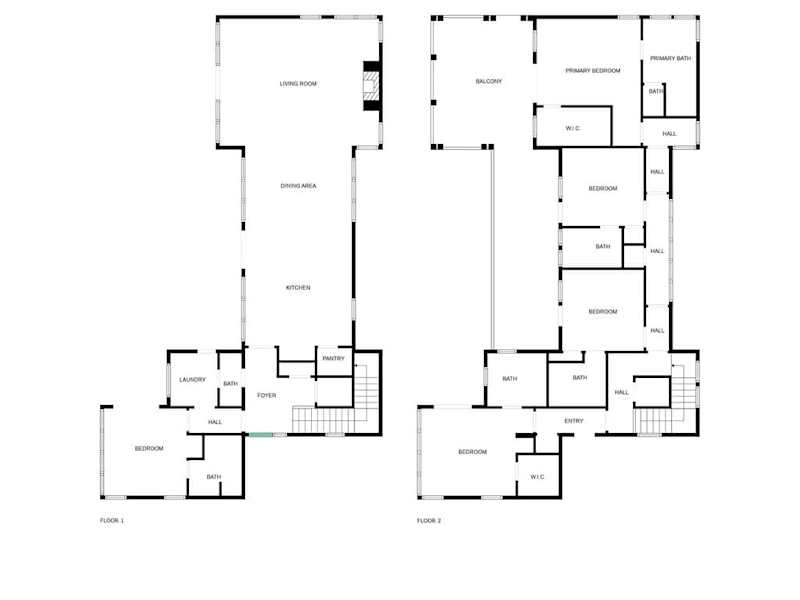 Floor plan for home.