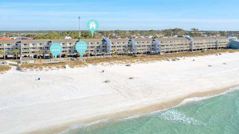Steps away from the pool & beach!
