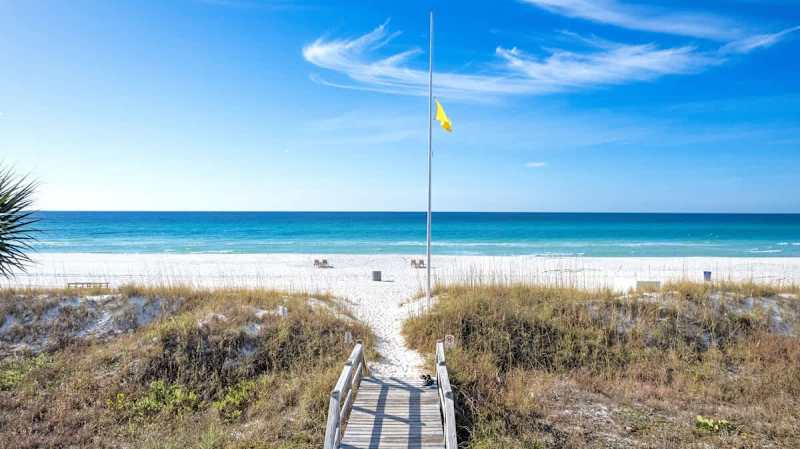 550ft of Private Beach included!