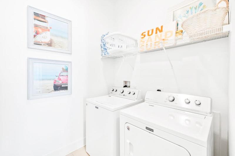 Main floor washer & dryer in the home.
