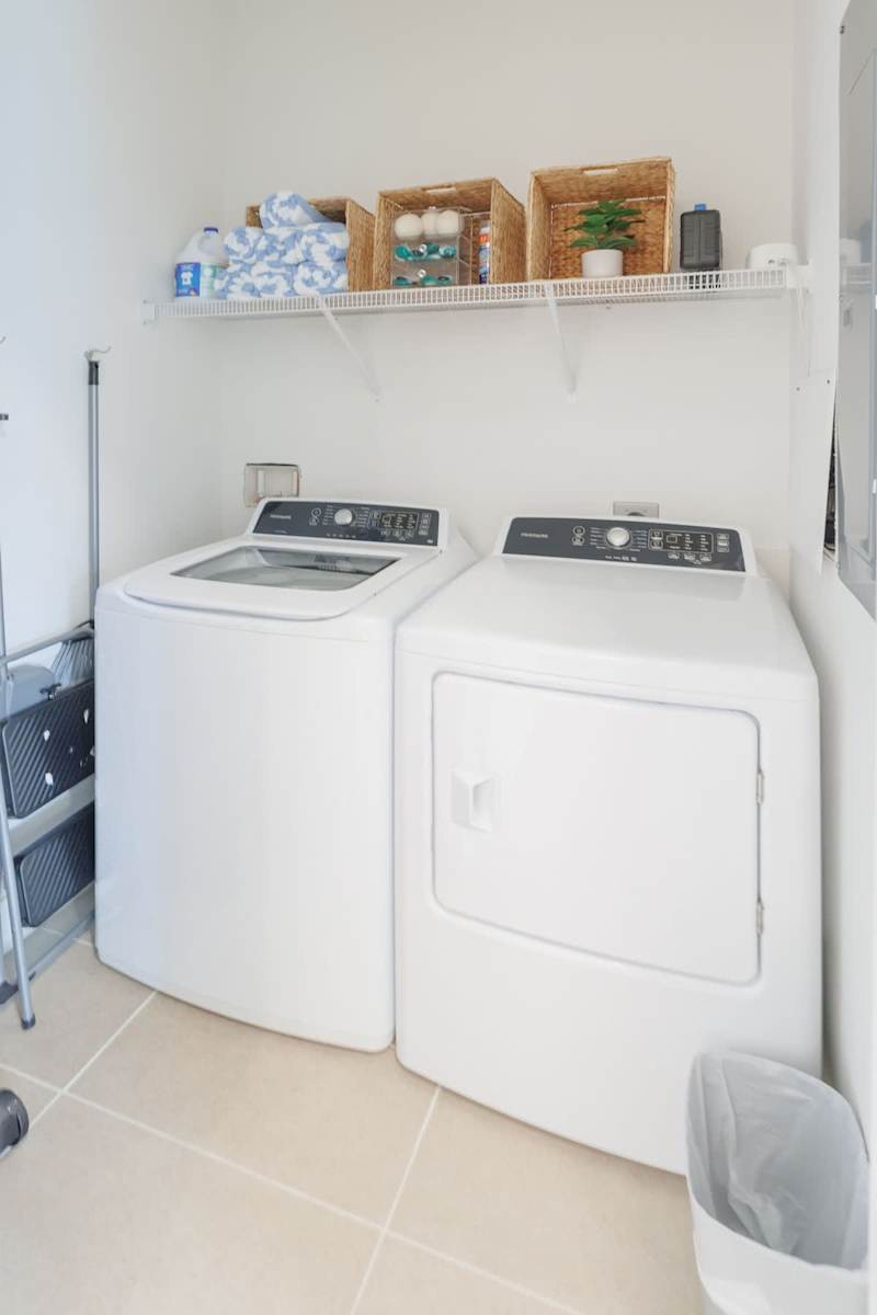 Home has a full-size washer & dryer.