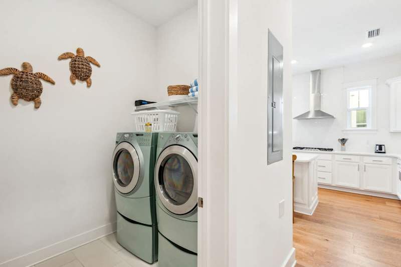 Home features full washer & dryer on first floor.