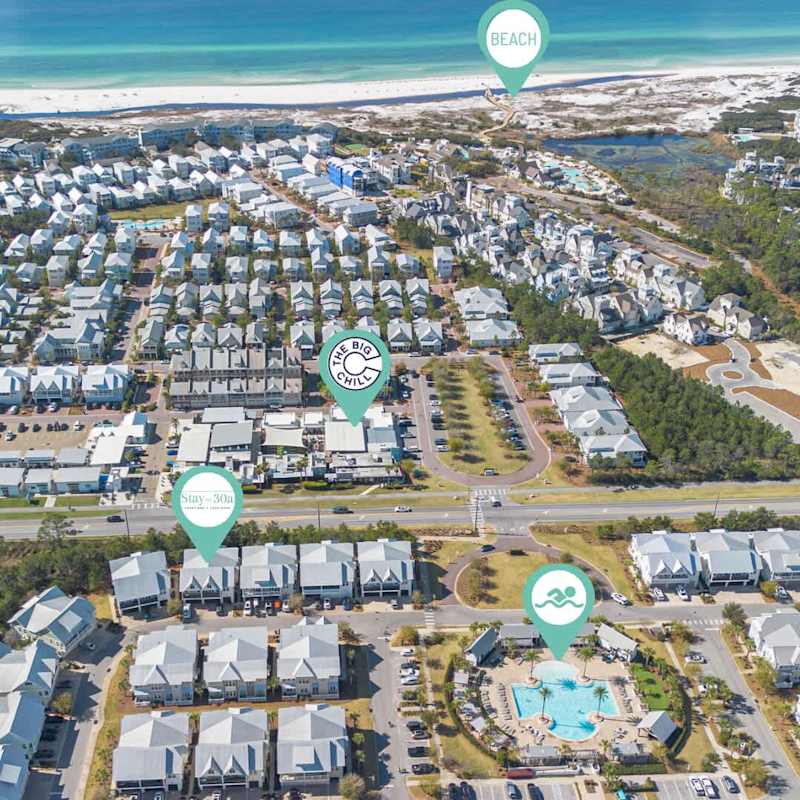 Home is located near The Big Chill & community pool!