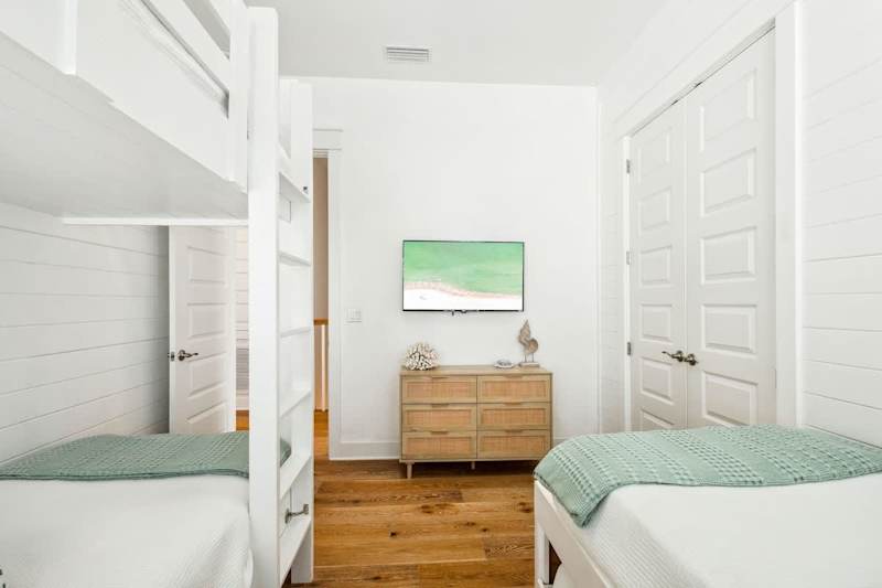 Bedroom #2 also features a smart tv!