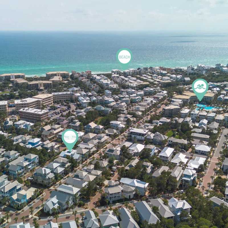 Home is just a short walk or bike ride to the lagoon style community pool.