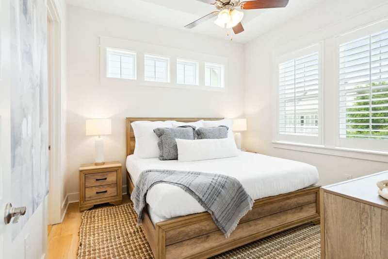 Bedroom #1 features a king bed, smart tv and ensuite.