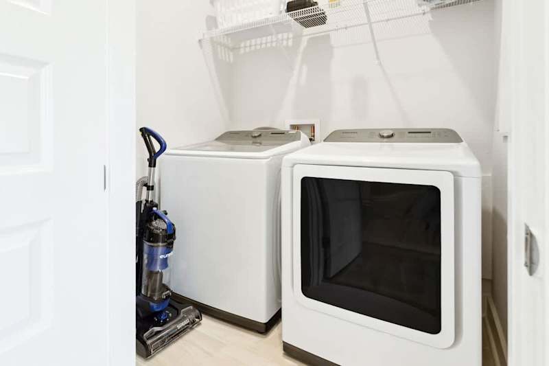 Home has a full-size washer & dryer.