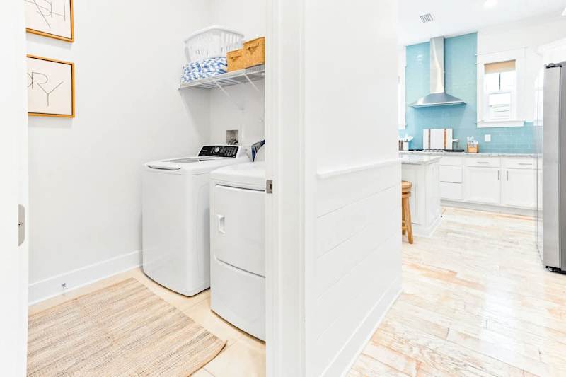 Main floor washer & dryer in the home.