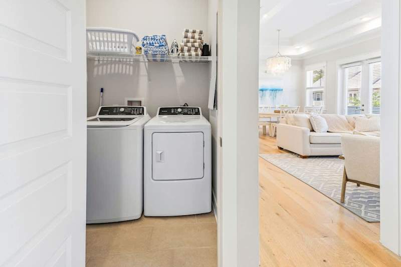 Home has a full-size washer & dryer.