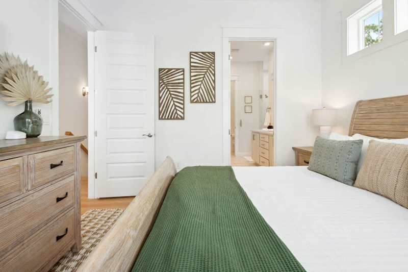 Bedroom #1 features a king bed, smart tv and ensuite.