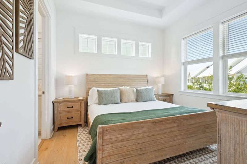 Bedroom #1 features a king bed, smart tv and ensuite.