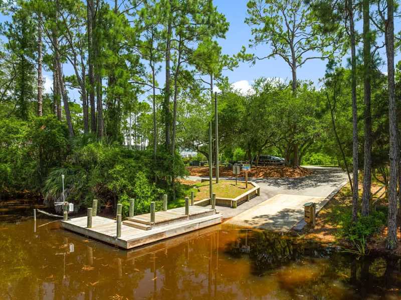 Paddle board launch located across the street from the home!
