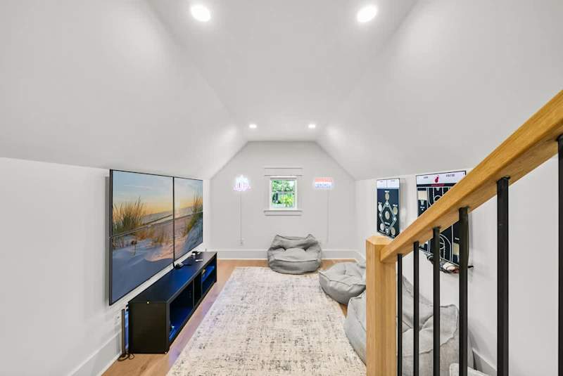 Home features not one but two game rooms.