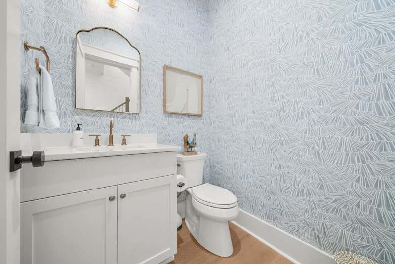 First floor half bathroom