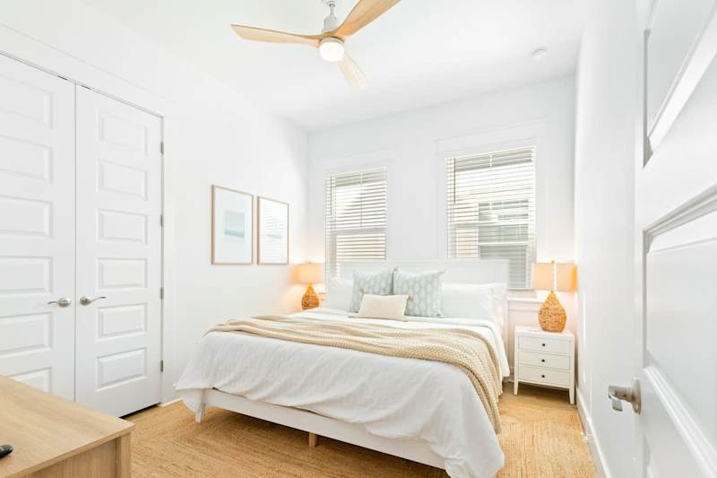Bedroom #2 features a king bed.