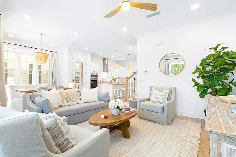 Spacious open floor concept.