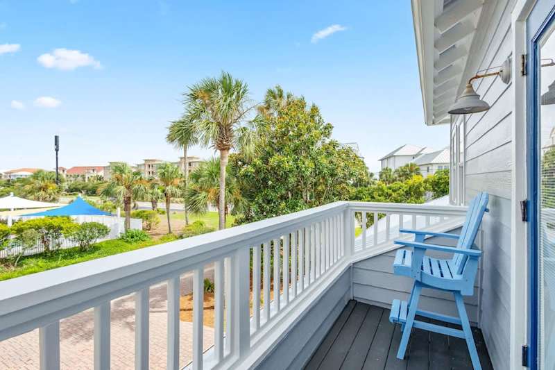 Private balcony off bedroom #3.